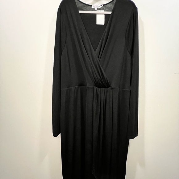 NWT GOOD AMERICAN Shimmer Wrap Dress - Picture 8 of 11